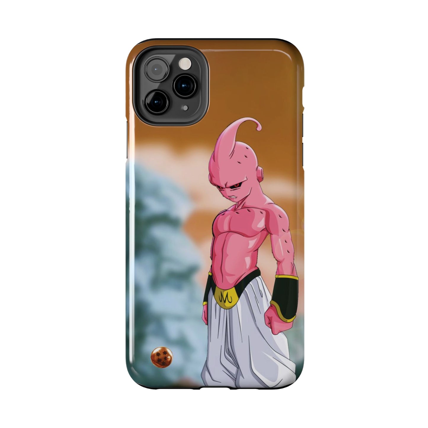 Majin Buu Fierce Dragon Ball Tough Phone Case - Majin Buu Design