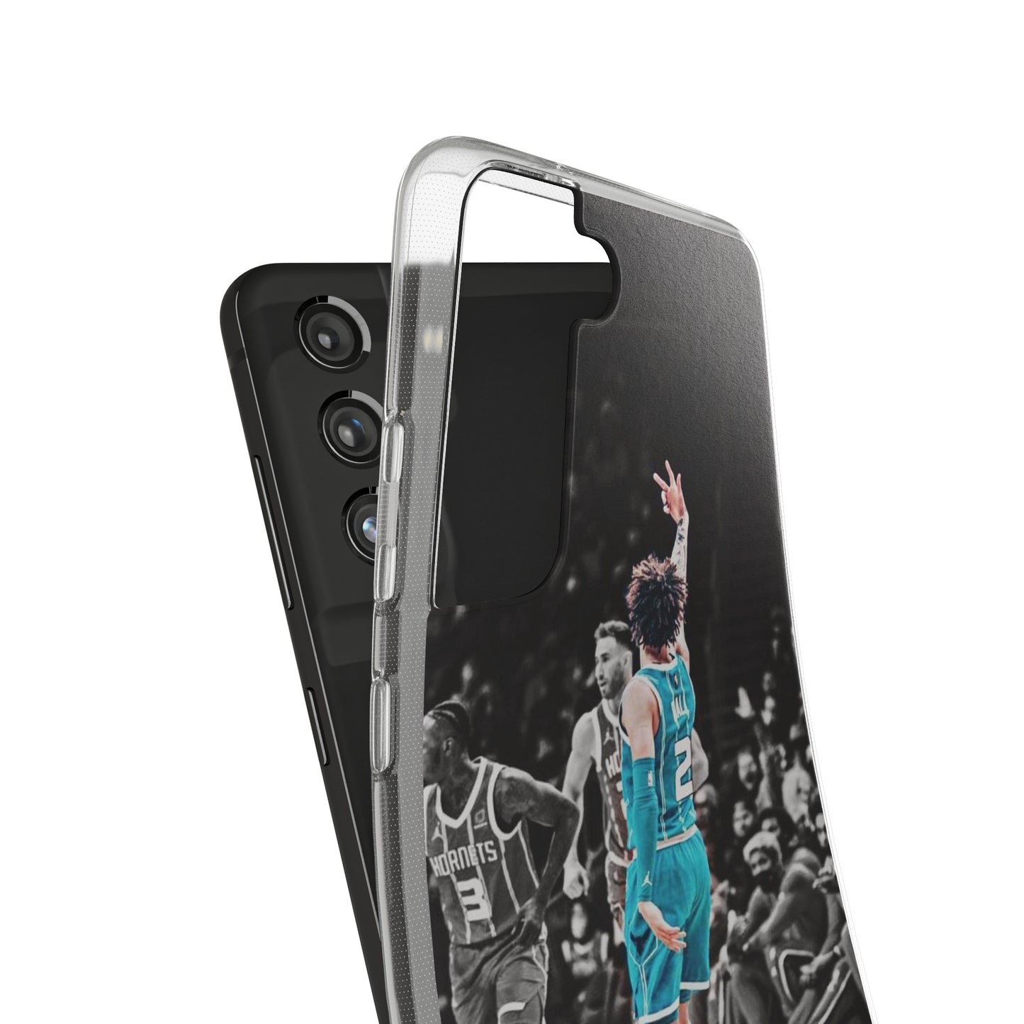 LaMelo Ball Sporty Soft Phone Case with Dynamic Player Design