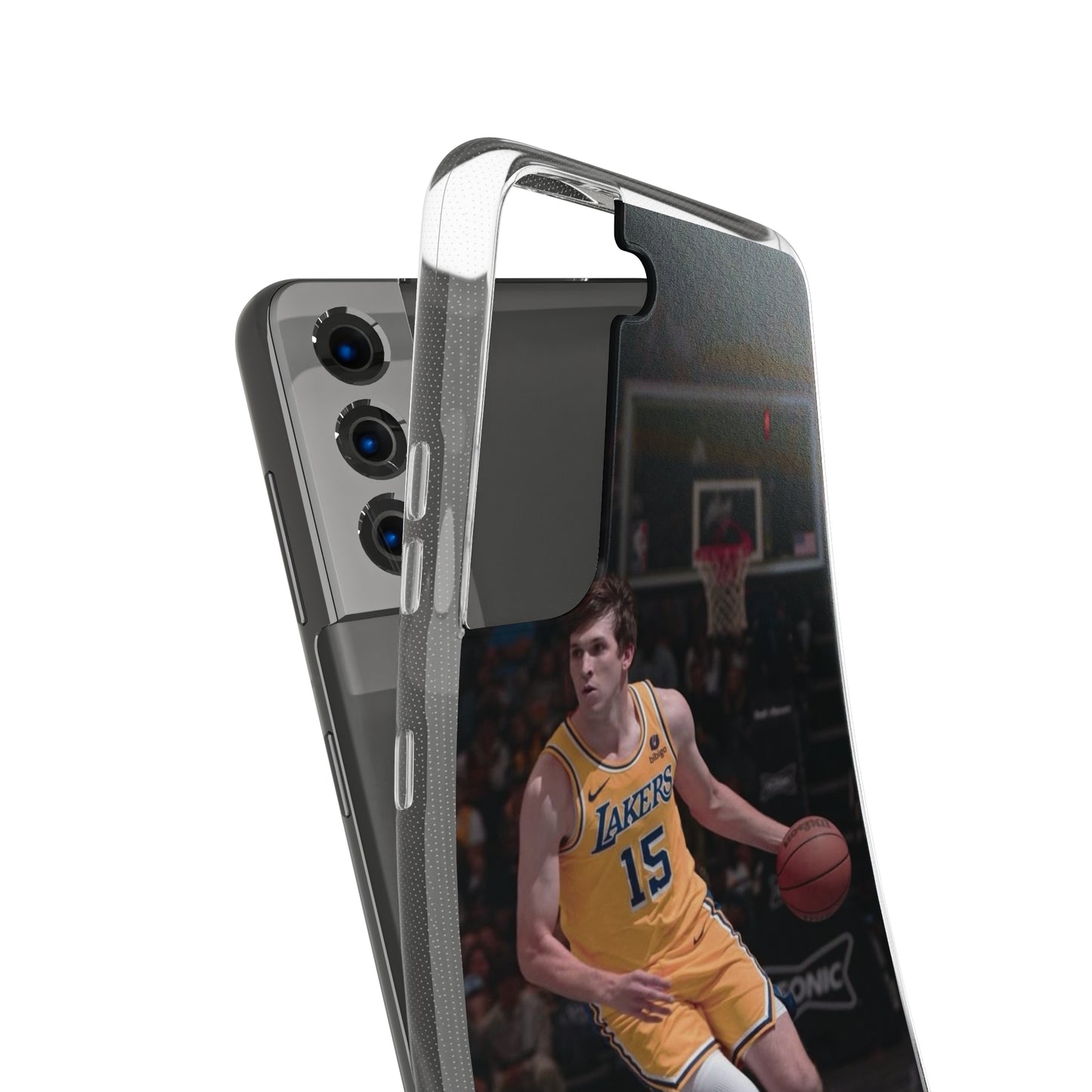 Austin Reaves Basketball Player Soft Phone Case - Lakers Fan Accessory
