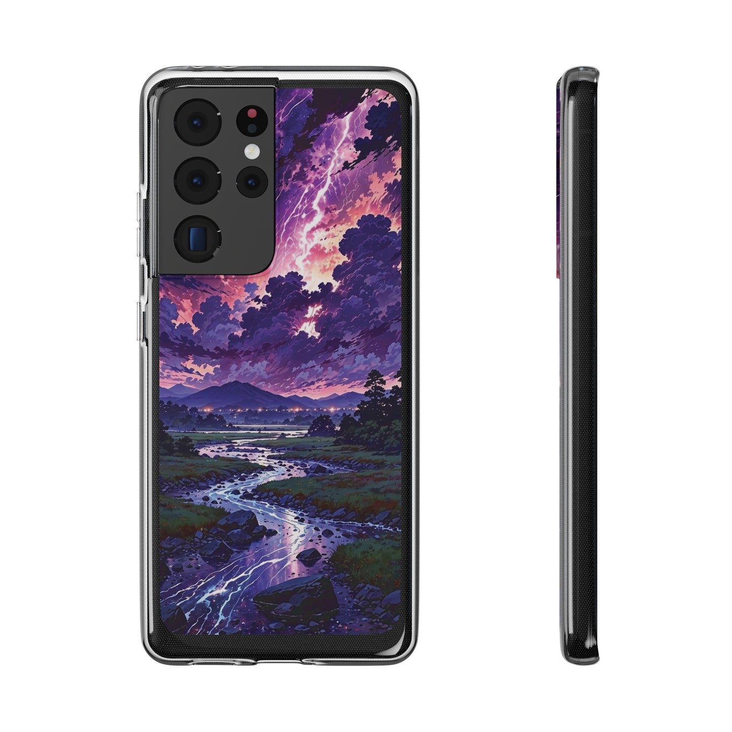 Scenic Nature Soft Phone Case - Stunning Landscape Design for Wilderness Lovers