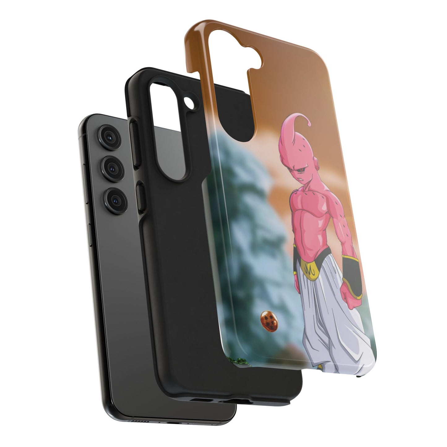 Majin Buu Fierce Dragon Ball Tough Phone Case - Majin Buu Design