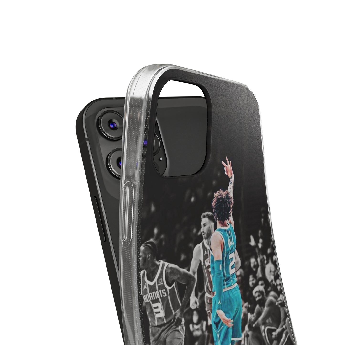 LaMelo Ball Sporty Soft Phone Case with Dynamic Player Design
