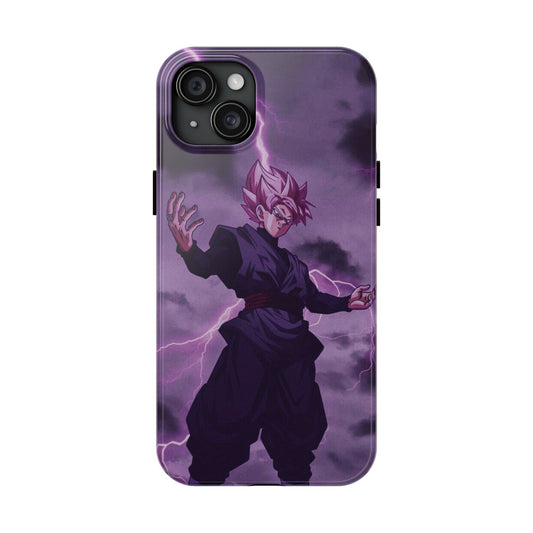 Black Goku Anime Tough Phone Case - Dragon Ball Z Inspired Design