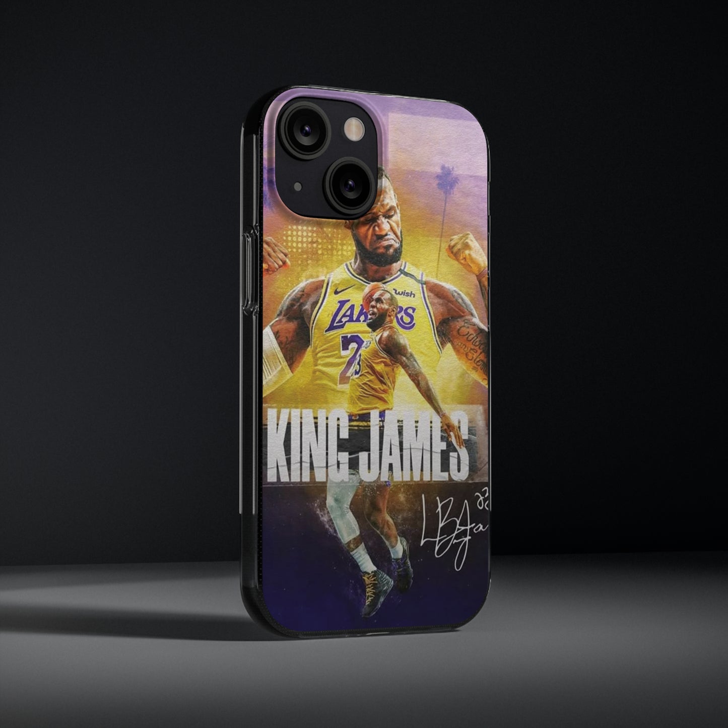 LeBron James Soft Phone Case - Sports Fan Essential for Lakers Lovers