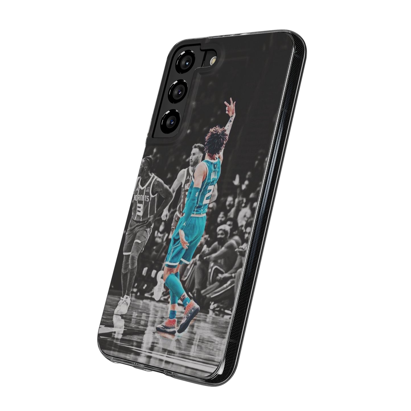 LaMelo Ball Sporty Soft Phone Case with Dynamic Player Design