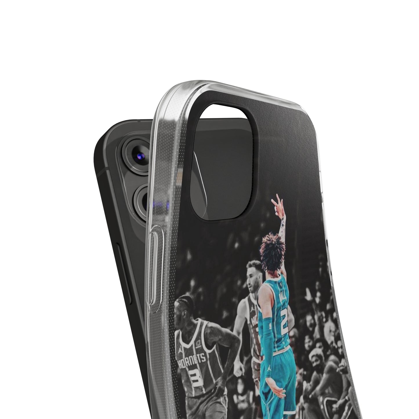 LaMelo Ball Sporty Soft Phone Case with Dynamic Player Design