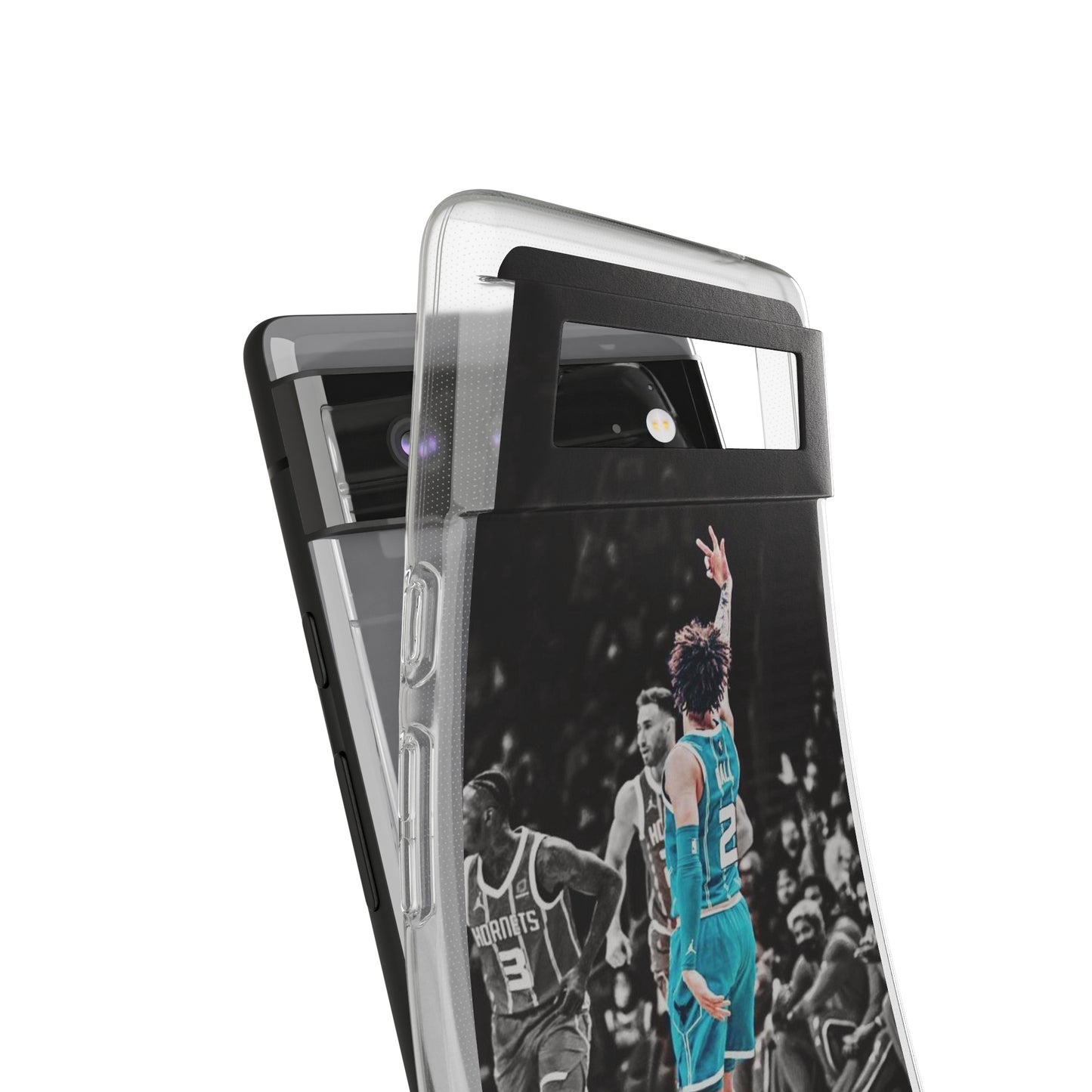 LaMelo Ball Sporty Soft Phone Case with Dynamic Player Design