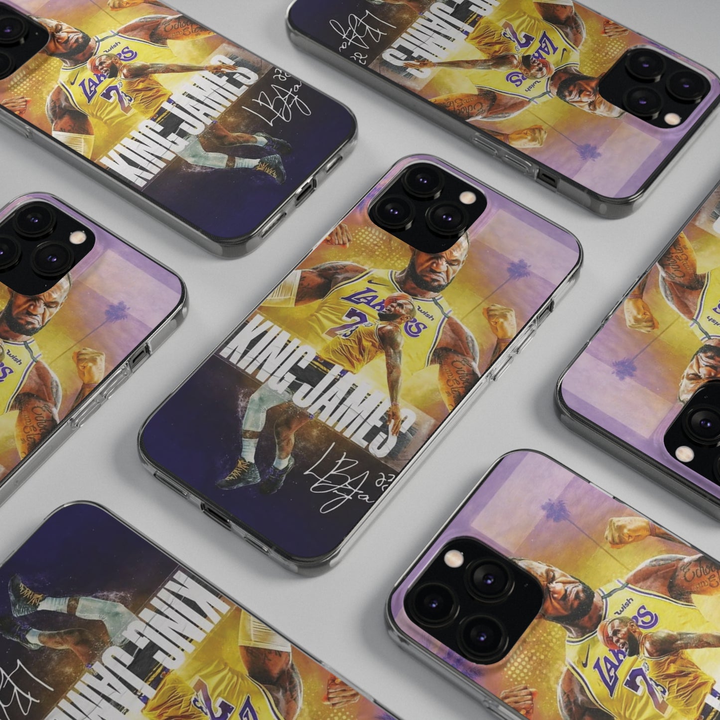LeBron James Soft Phone Case - Sports Fan Essential for Lakers Lovers