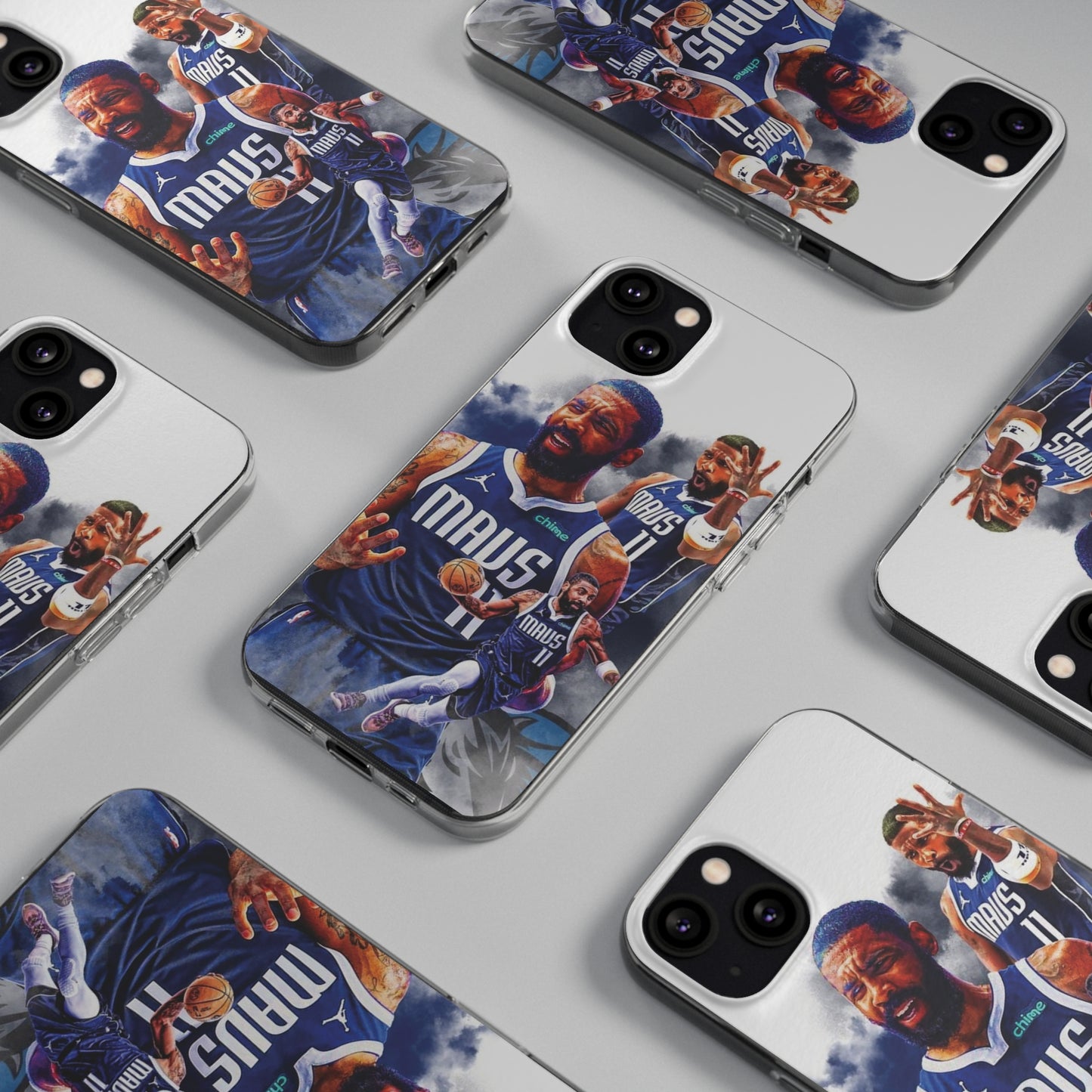 Kyrie Ivring Soft Phone Case with Basketball Theme - Perfect for Sports Fans